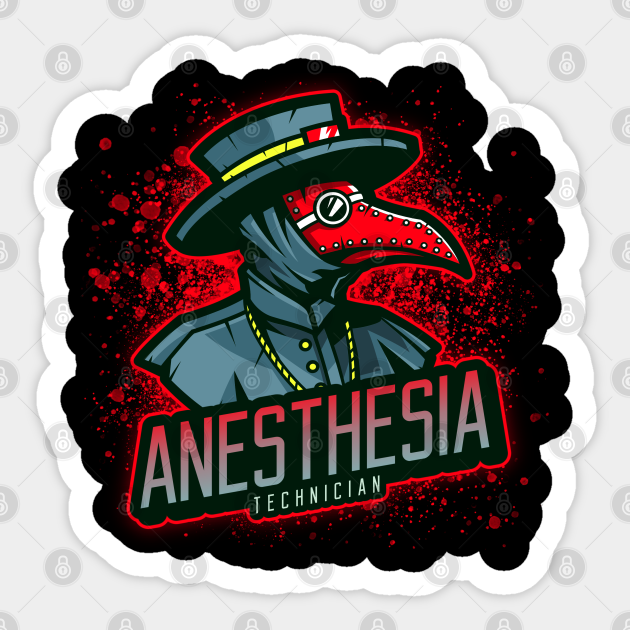 Anesthesia technician Anesthesia Sticker TeePublic AU